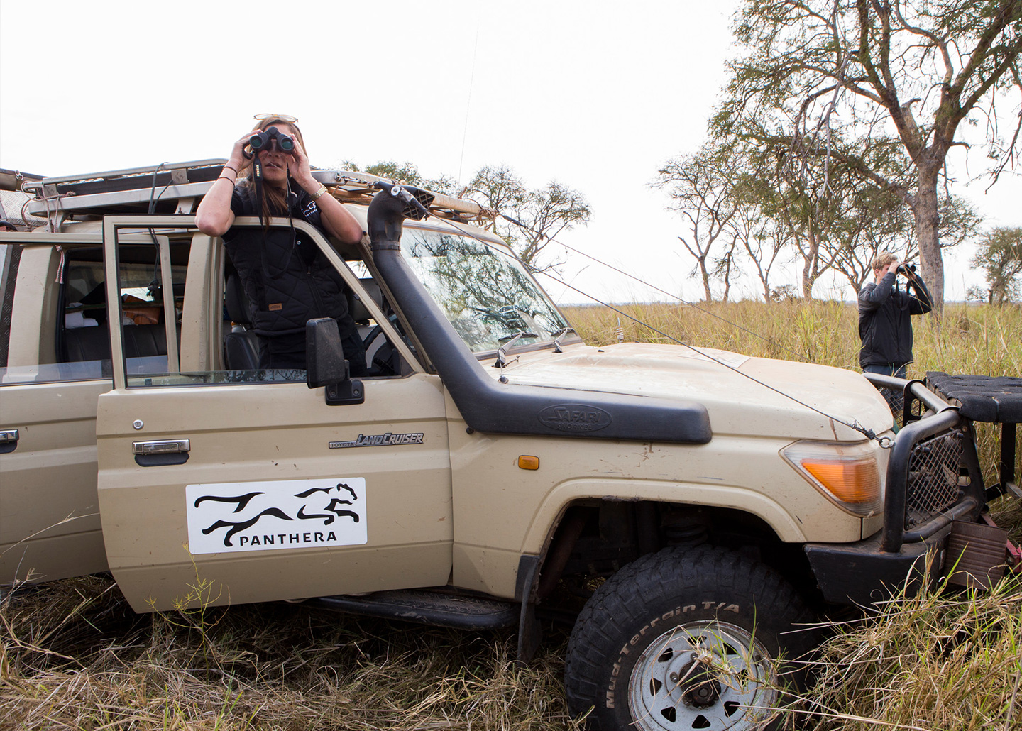 Staff in Zambia survey landscape