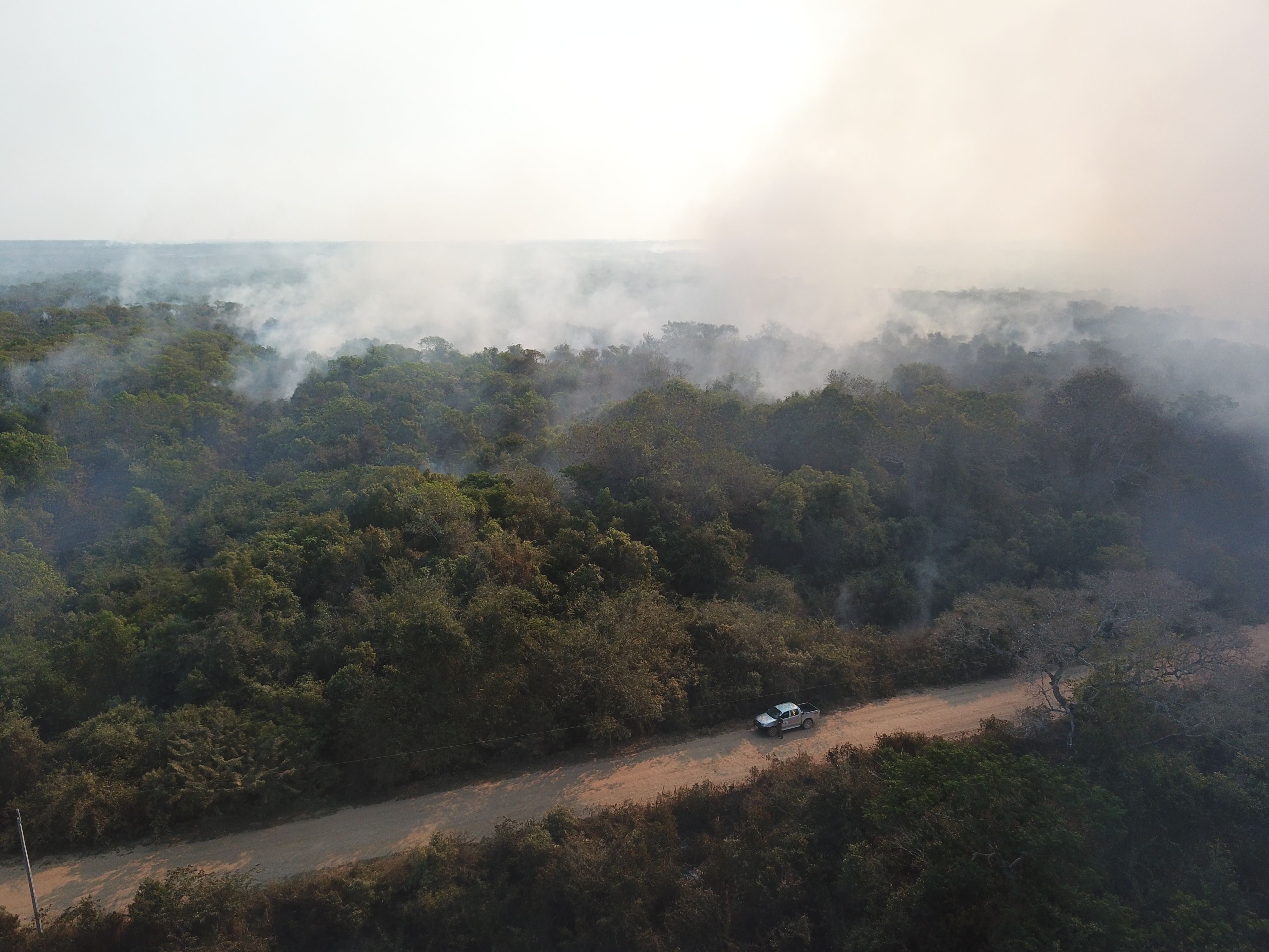 Aerial image of the Pantanal